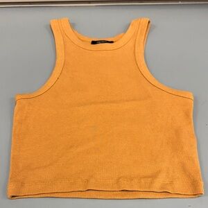 Forever 21 Sleeveless Ribbed Tank Top in light brown Women's